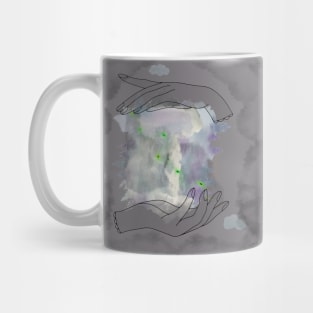 Altar Cloth - Storm Witch - Watercolor Casting Surface Mug